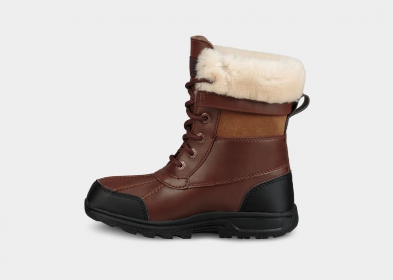 Ugg Butte II CWR Kids' Boots Brown | HTXUSNZ-07