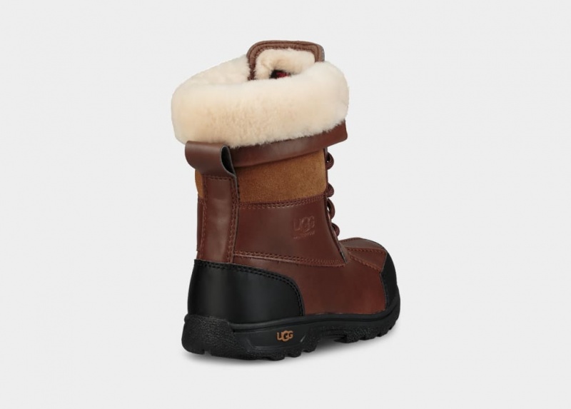 Ugg Butte II CWR Kids' Boots Brown | HTXUSNZ-07