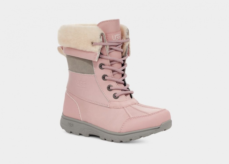 Ugg Butte II CWR Kids' Boots Pink | EWVDNMG-28