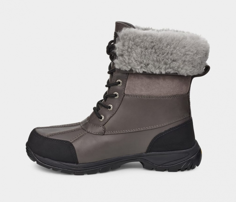 Ugg Butte Men's Boots Grey | ONHJYKQ-52