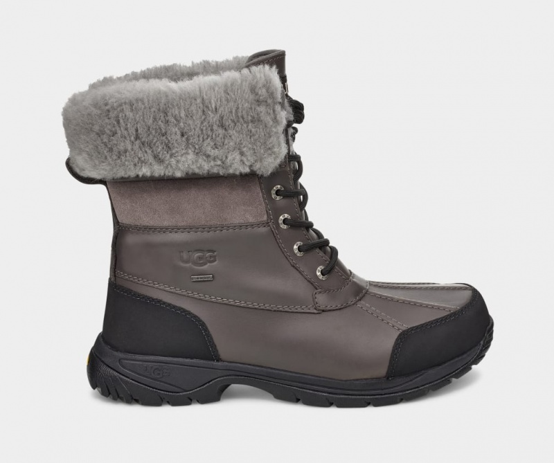 Ugg Butte Men\'s Boots Grey | ONHJYKQ-52