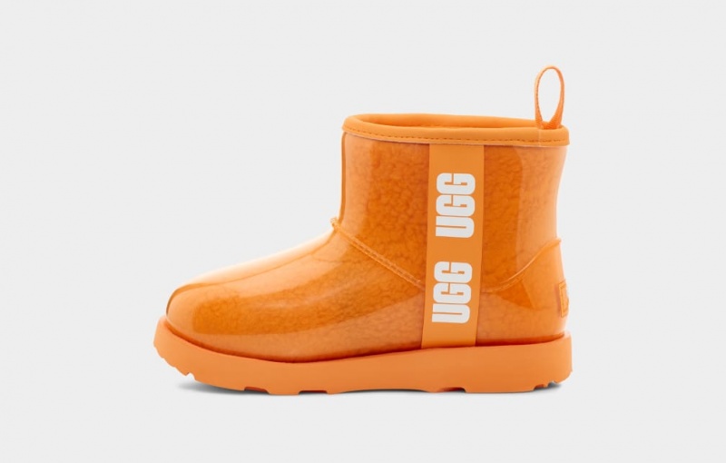 Ugg Classic Clear Mini II Kids' Boots Orange | GPMOWLH-70