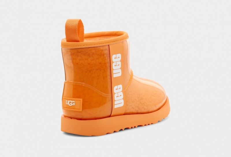 Ugg Classic Clear Mini II Kids' Boots Orange | GPMOWLH-70