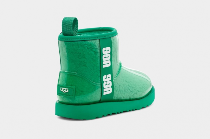 Ugg Classic Clear Mini II Kids' Boots Turquoise / Green | KQSHZGV-87