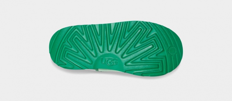 Ugg Classic Clear Mini II Kids' Boots Turquoise / Green | MWHYQGI-04