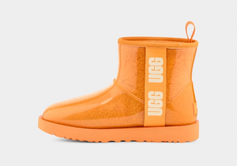 Ugg Classic Clear Mini Women's Boots Orange | BRZOQXD-36