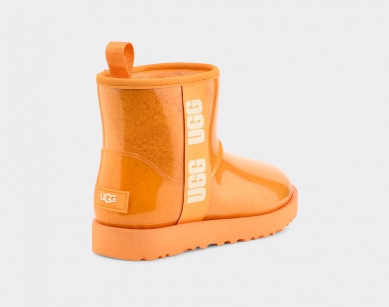 Ugg Classic Clear Mini Women's Boots Orange | BRZOQXD-36