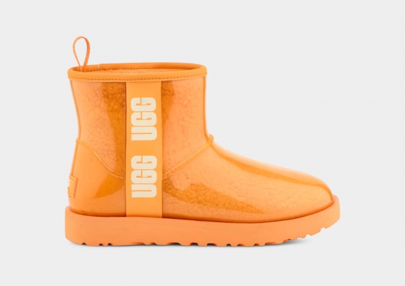 Ugg Classic Clear Mini Women\'s Boots Orange | BRZOQXD-36