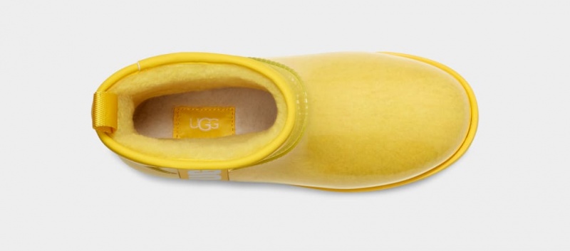 Ugg Classic Clear Mini Women's Boots Yellow | YHRDTZE-82