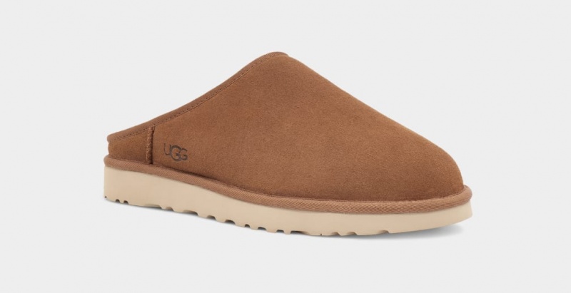 Ugg Classic Men's Slippers Brown | XFIZWNA-35