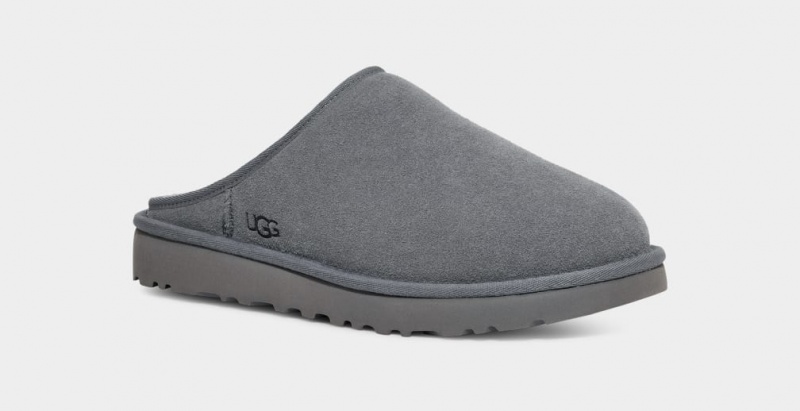 Ugg Classic Men's Slippers Grey | SDQKFAL-23