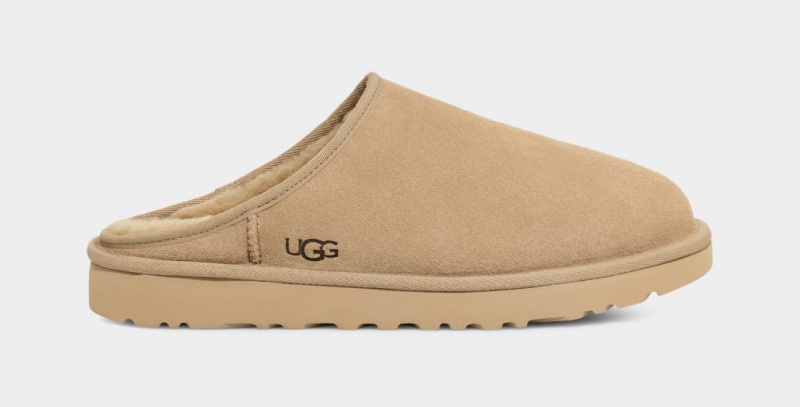 Ugg Classic Men\'s Slippers Mustard | LPUERHO-94