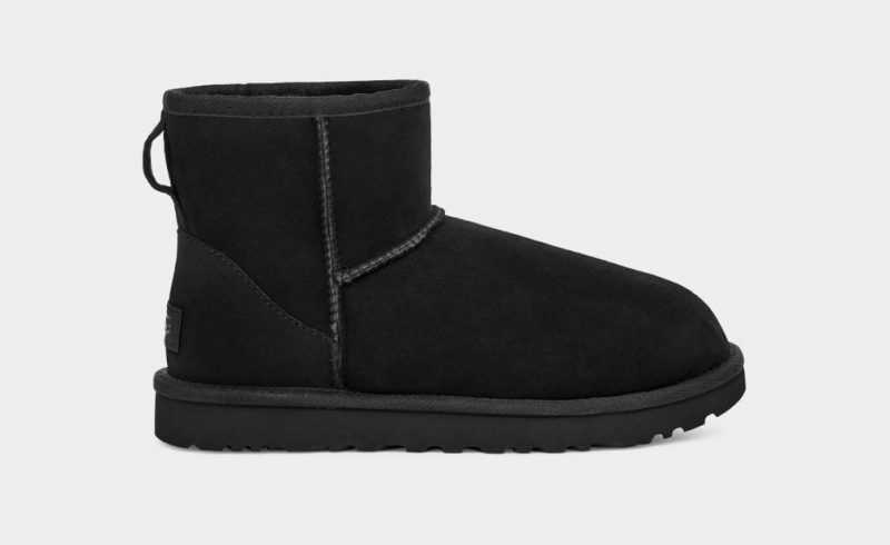 Ugg Classic Mini II Women\'s Boots Black | VBYEFGT-87