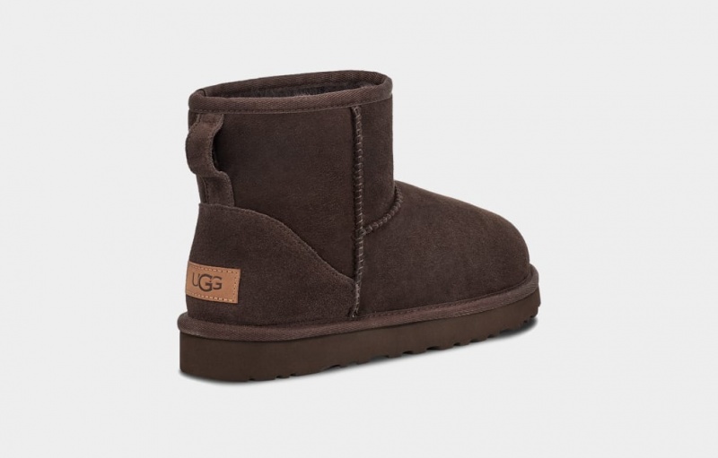 Ugg Classic Mini II Women's Boots Chocolate | GLMJDPF-52