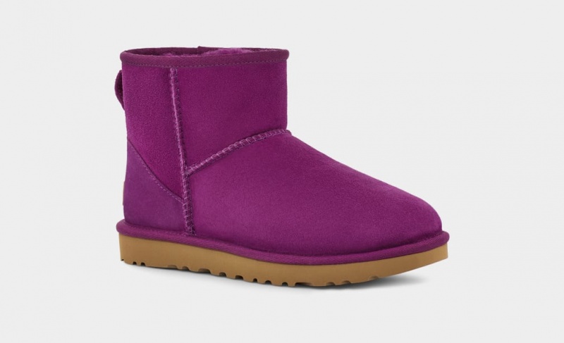 Ugg Classic Mini II Women's Boots Purple | UZMYPXH-59