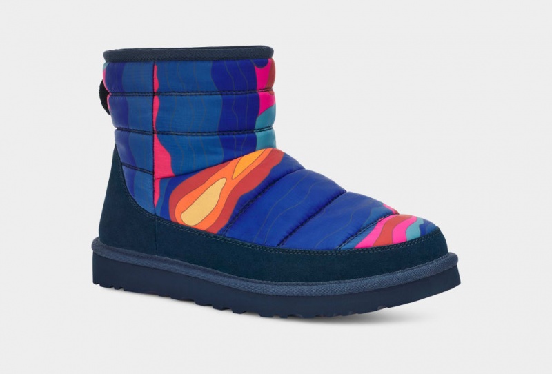 Ugg Classic Mini LTA Calio Men's Boots Blue | PYIMZTO-38