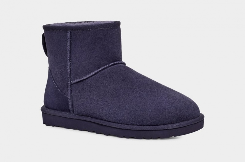 Ugg Classic Mini Men's Boots Blue | XVORUHD-36