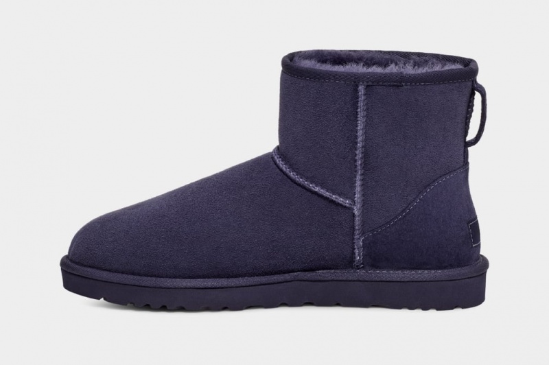 Ugg Classic Mini Men's Boots Blue | XVORUHD-36