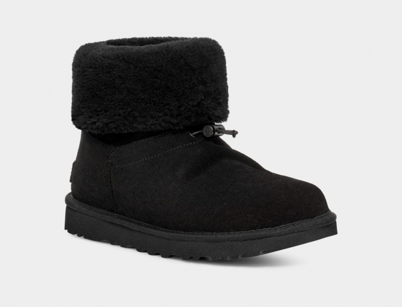 Ugg Classic Toggler Women's Boots Black | SWLKVOA-04