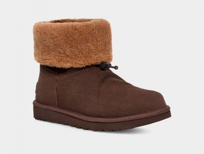 Ugg Classic Toggler Women's Boots Brown | ZHFWKDG-53