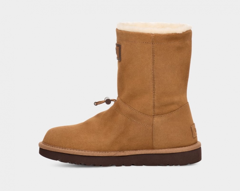 Ugg Classic Toggler Women's Boots Brown | QXNLZCA-46