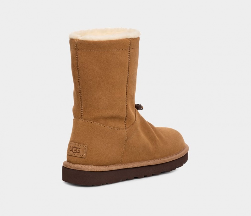 Ugg Classic Toggler Women's Boots Brown | QXNLZCA-46