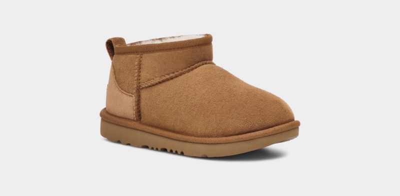 Ugg Classic Ultra Mini Kids' Boots Brown | LFYWCIN-26