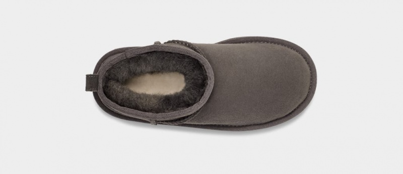 Ugg Classic Ultra Mini Kids' Boots Grey | TMFZBQK-31