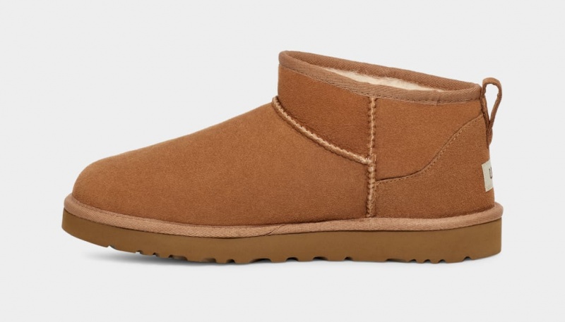 Ugg Classic Ultra Mini Men's Boots Brown | TPGUSQC-80