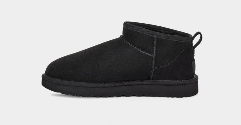 Ugg Classic Ultra Mini Women's Boots Black | YVMTWQF-31