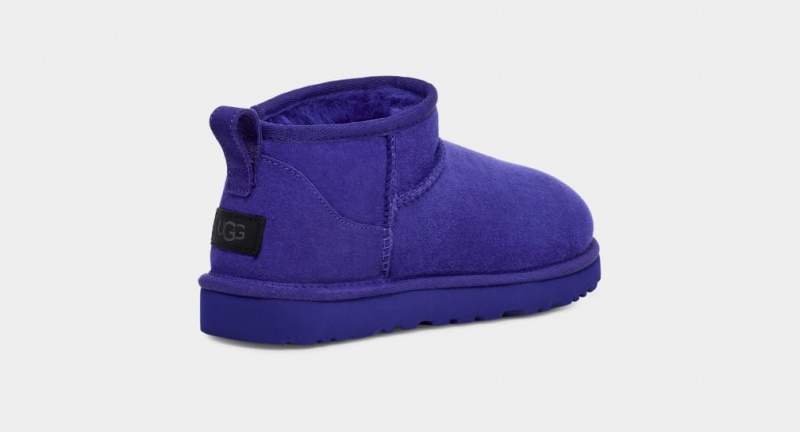 Ugg Classic Ultra Mini Women's Boots Blue | URLVIAO-31