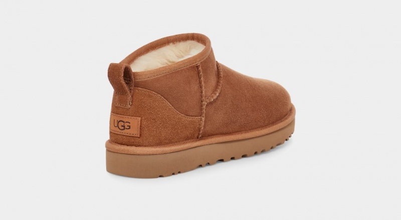 Ugg Classic Ultra Mini Women's Boots Brown | CYNIKHL-94