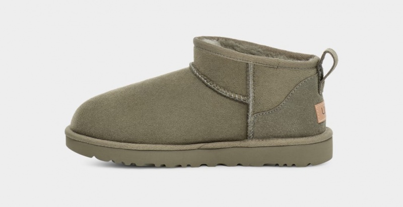 Ugg Classic Ultra Mini Women's Boots Green | OKXBTID-17