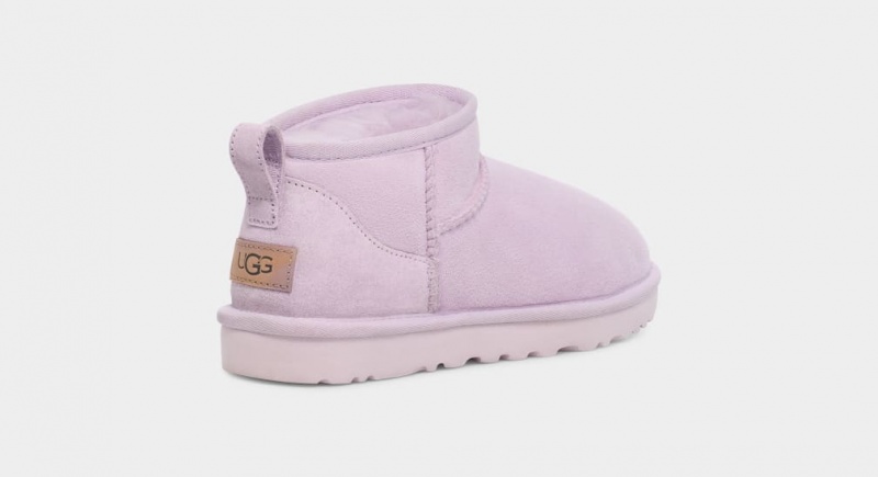 Ugg Classic Ultra Mini Women's Boots Lavender | QBYGRDS-17