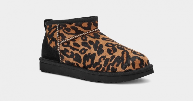 Ugg Classic Ultra Miniher Women's Boots Leopard | HFTYEOJ-98