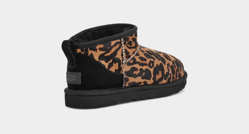 Ugg Classic Ultra Miniher Women's Boots Leopard | HFTYEOJ-98