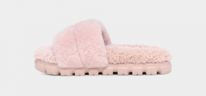 Ugg Cozetta Curly Women's Slides Pink | XYLHMOQ-49