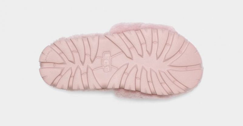 Ugg Cozetta Curly Women's Slides Pink | XYLHMOQ-49