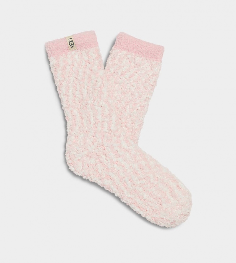 Ugg Cozy Chenille Women\'s Socks Pink | BTYSIAK-19