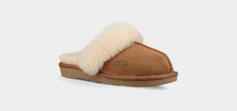 Ugg Cozy II Kids' Slippers Brown | GPBLXJV-76