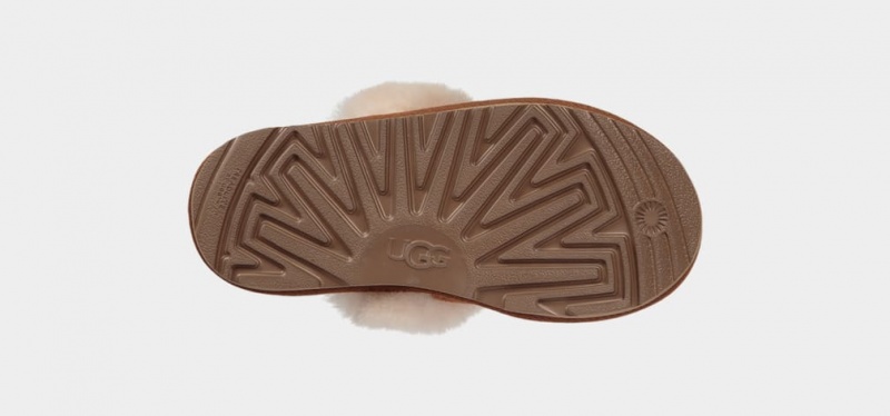 Ugg Cozy II Kids' Slippers Brown | GPBLXJV-76