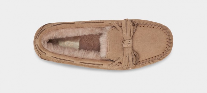 Ugg Dakota Bling Bow Women's Slippers Brown | TJOYALS-08