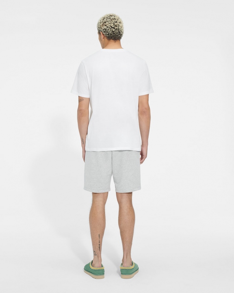 Ugg Darian Set Men's Sleepwear White / Grey | XYGSLQA-94