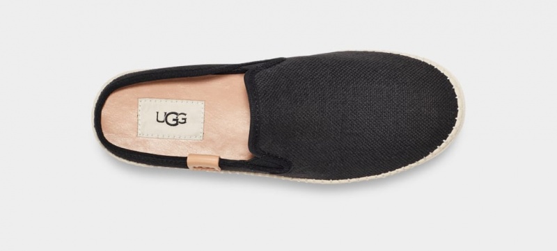 Ugg Delu Women's Moccasins Black | PAUMFKN-35