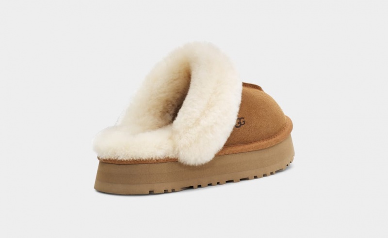 Ugg Disquette Women's Slippers Brown | DAGZUVF-03