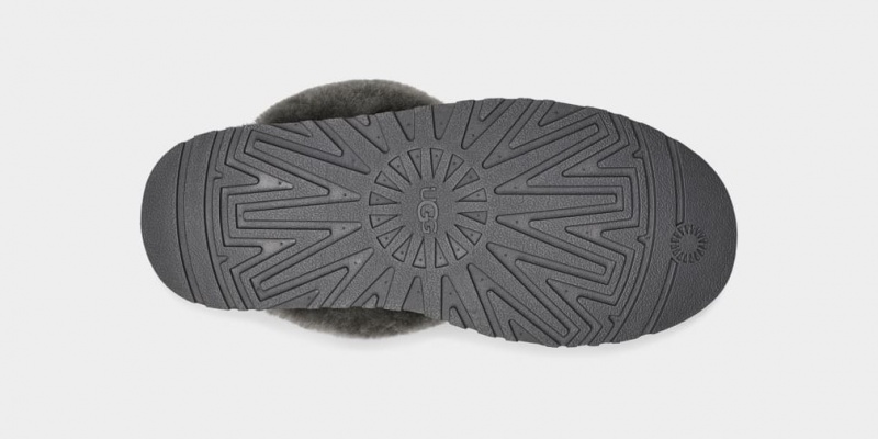 Ugg Disquette Women's Slippers Grey | BNIMDAS-68