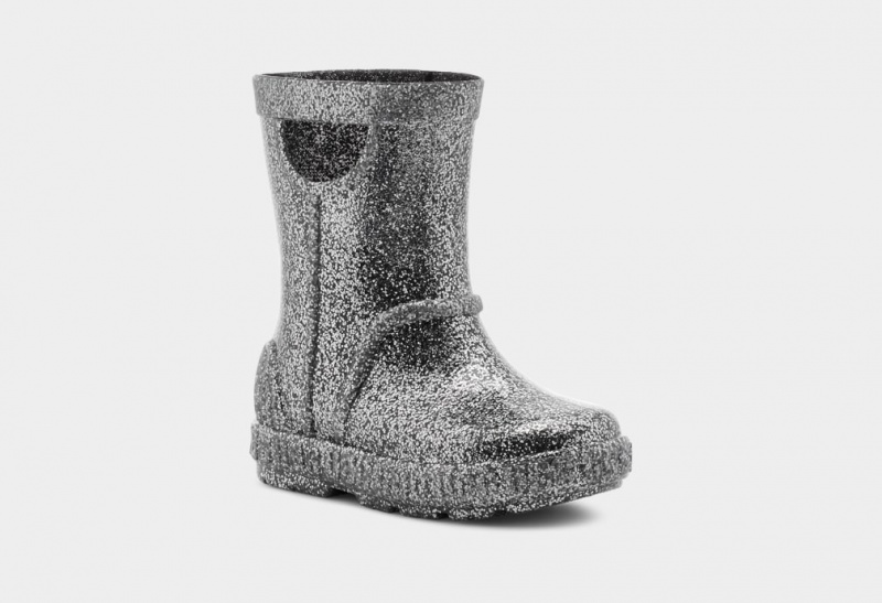 Ugg Drizlita Glitter Kids' Boots Grey | CWTGXDV-72