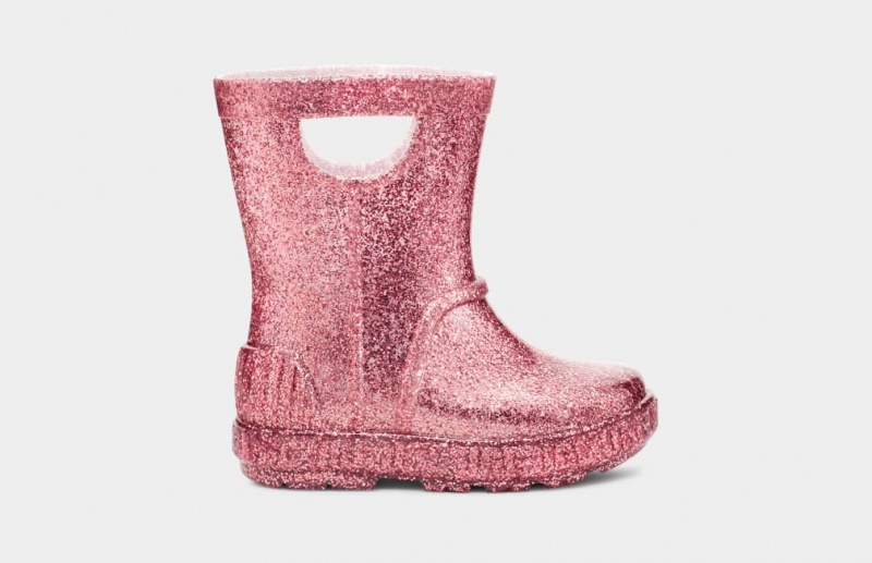 Ugg Drizlita Glitter Kids\' Boots Pink | VZLBPGO-32