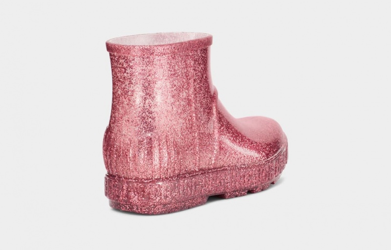 Ugg Drizlita Glitter Kids' Boots Pink | ZKBEQJR-50