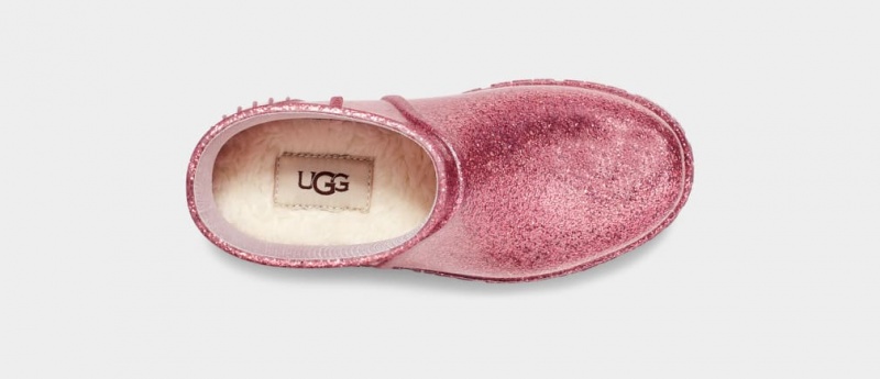 Ugg Drizlita Glitter Kids' Boots Pink | ZKBEQJR-50